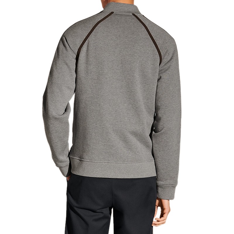 【品质节】hermes爱马仕男装外套棉质泰迪夹克h贴片罗纹边缘日常百搭 