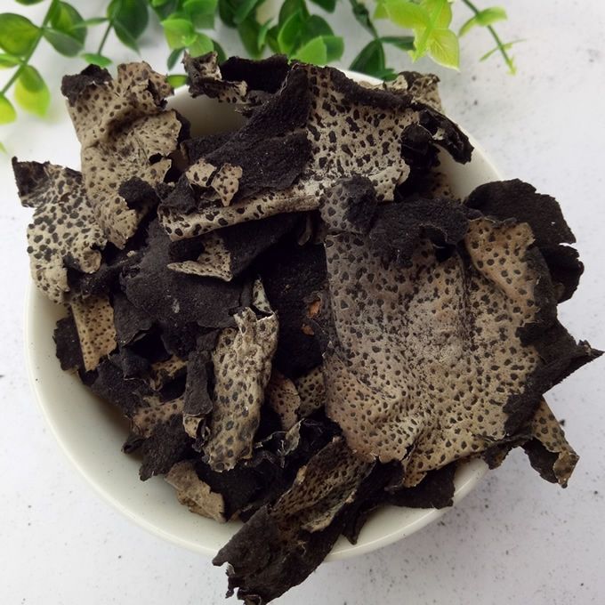 蒂去根石菇石木耳黄山石衣岩耳非黑木耳野生菌干货 250克【图片 价格