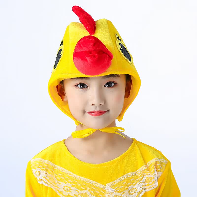 儿童小鸭子小鸡演出服小黄鸭子表演服鸭妈妈讲故事舞蹈服鸡妈妈 小鸡