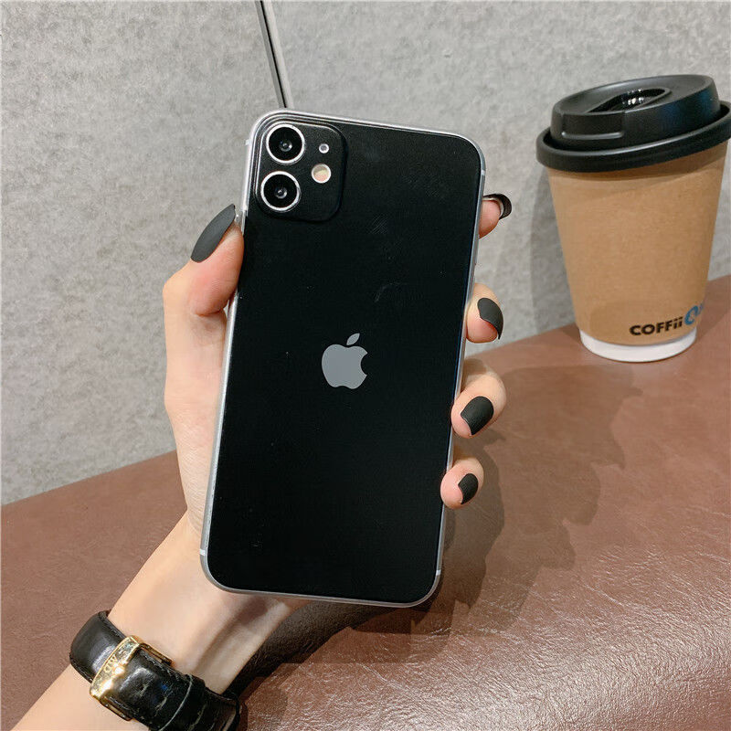 豆图 苹果11背膜改色保护后壳iphone11promax后盖贴膜彩膜贴纸纯色防