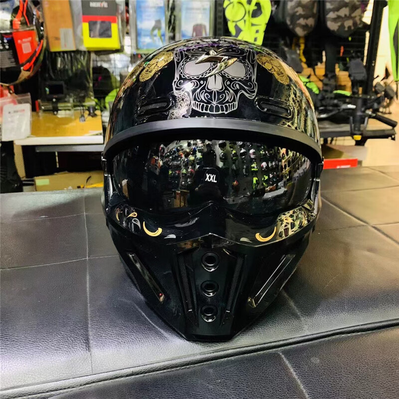scorpion头盔 美国蝎子头盔scorpion exo男女组合战士盔哈雷复古车四