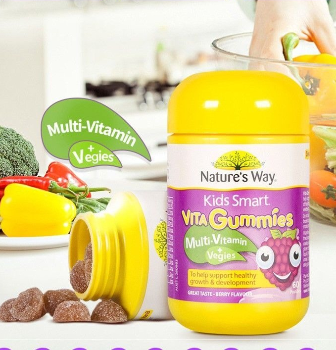 官方旗舰澳洲naturesway佳思敏多种复合维生素软糖60粒1瓶多种复合