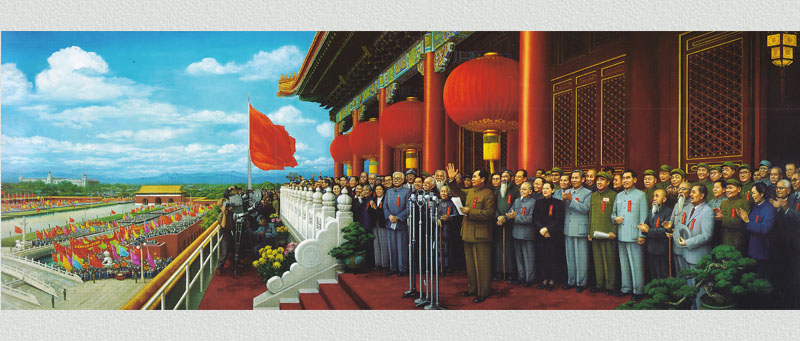 可狄装饰画背景墙画十大元帅十大将开国大典伟人油画怀旧古旧画大团结