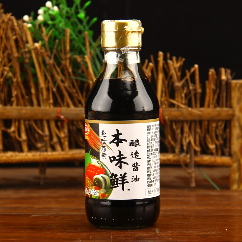 天禾原创寿司本味鲜酱油200ml2瓶日本刺身三文鱼生寿司酱油配料年货