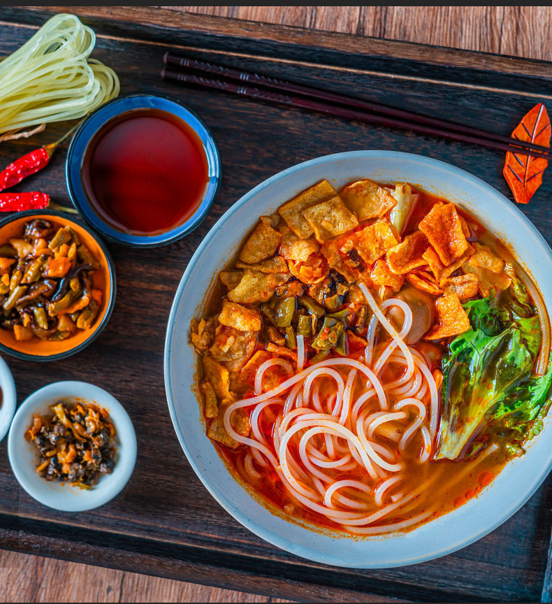 螺蛳粉用炸腐竹火锅桂林米粉食用脆腐竹干货油炸豆腐皮批发商用 油炸