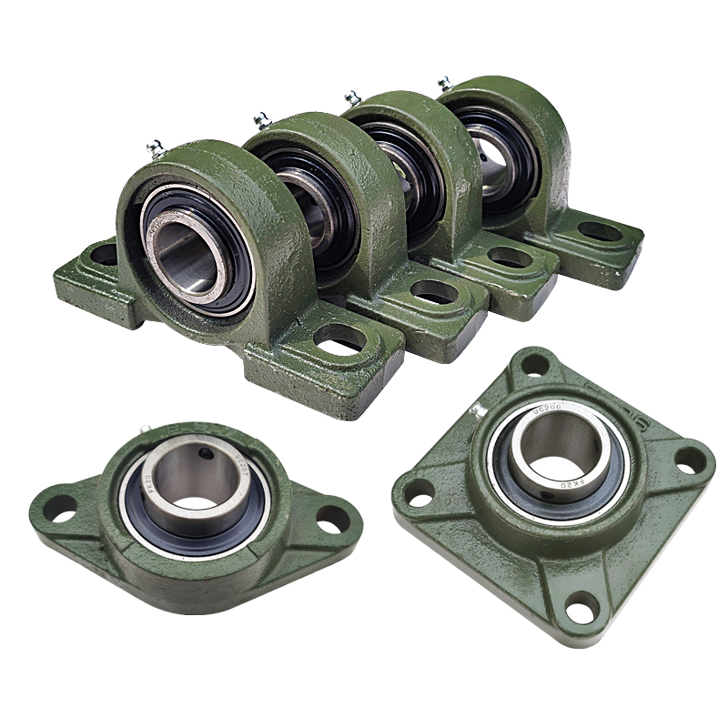 适用自卸车自动篷布渣土车电动遥控加盖泥头车盖配件轴承座206207 fl