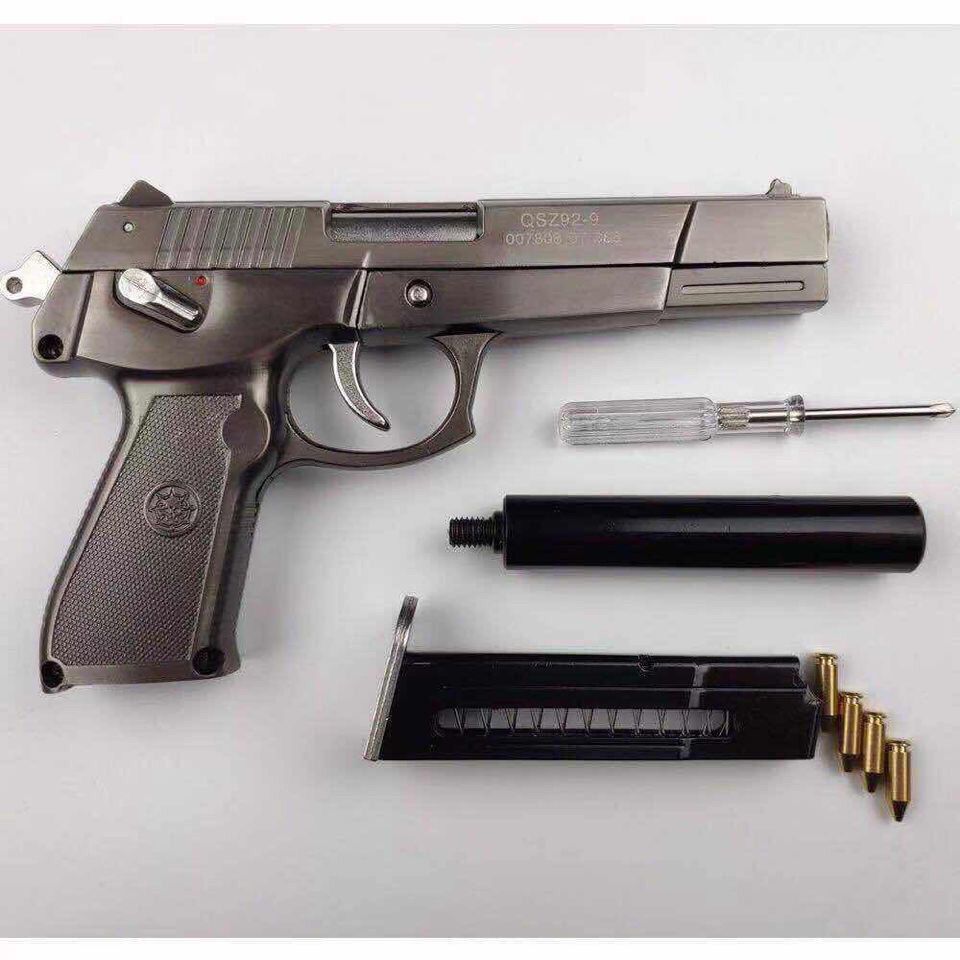 合金枪特大拆卸组装全金属炝礼物玩具抢模型1:2.