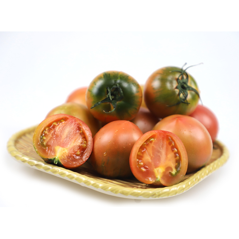 丹东草莓柿子铁皮柿子绿腚油柿子碱地番茄5斤装西红柿