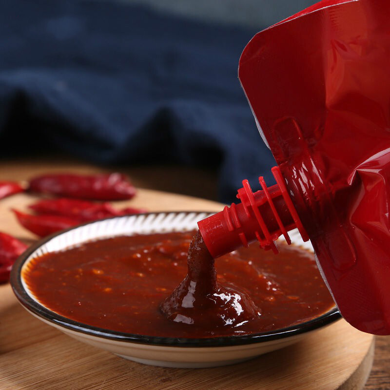 天津统厨蒜蓉辣酱烧烤酱调料酱香辣酱辣椒酱调味料烤肉酱100克袋一份