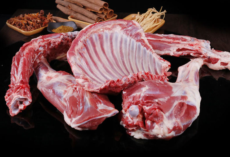 (京东生鲜)【现宰现发】甘肃农家散养羊 羊肉清真新鲜羊排 5斤后腿纯