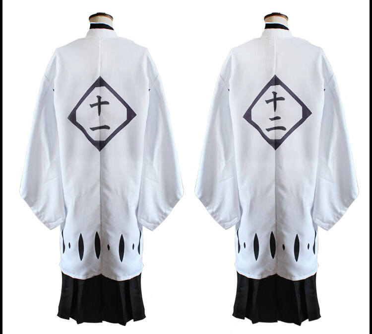 【死神cosplay衣服】死神cosplay羽织十三番蓝染白哉市丸银队长服披风