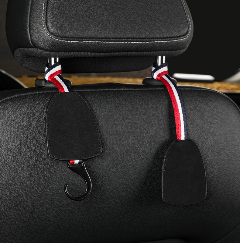 汽车用挂钩隐藏式车载挂钩车内多功能座椅背挂钩车内用品翻毛皮挂钩