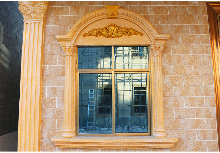 半圆罗马柱窗套模型具欧式构件别墅窗户拱圆形水泥模板弧形建筑塑料