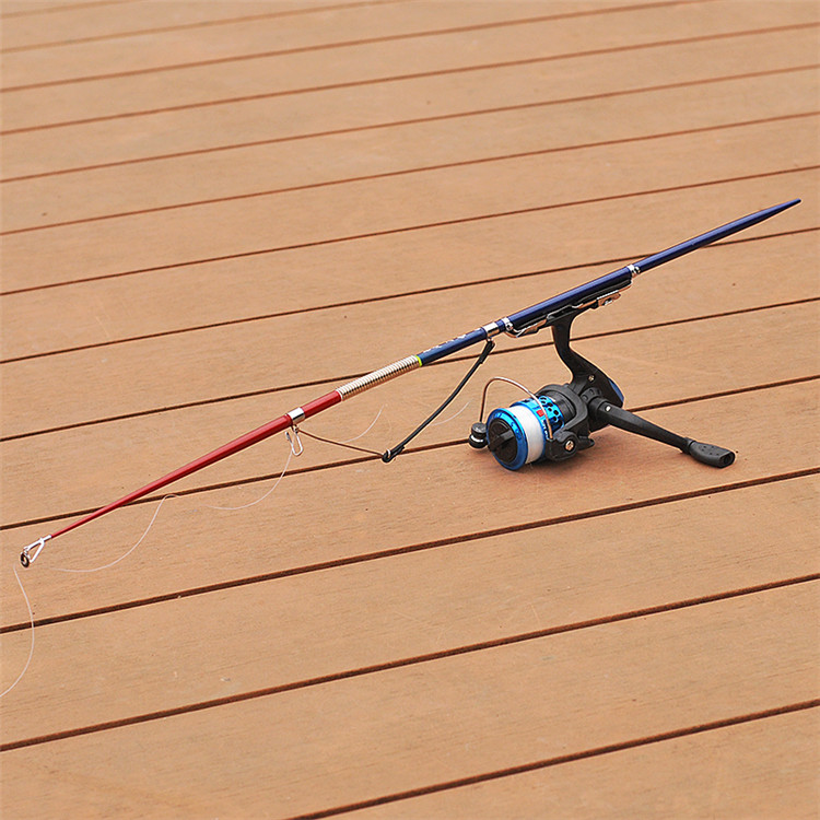 达瓦自弹式小海竿中鱼自动起竿器地崩簧抛竿弹簧竿套装同款自动钓鱼竿