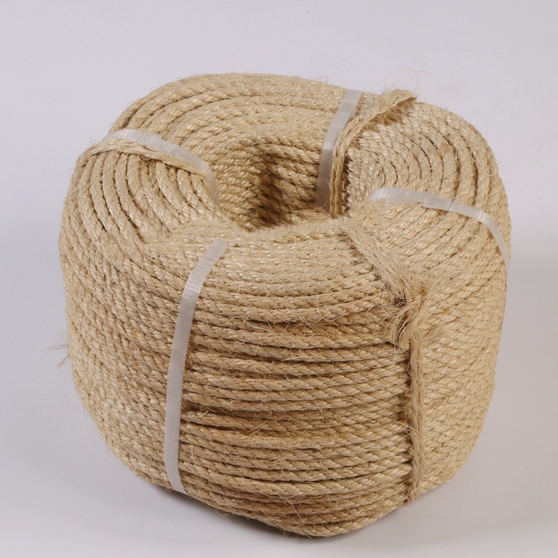 棕绳3-50mm剑麻白棕绳 一级白棕绳 绳索 3mm 2米【图片 价格 品牌 报
