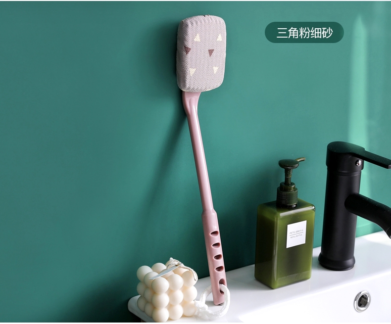 象森蒙轻奢高端日本搓澡神器后背洗澡刷沐浴刷子搓背搓泥长柄强力不求