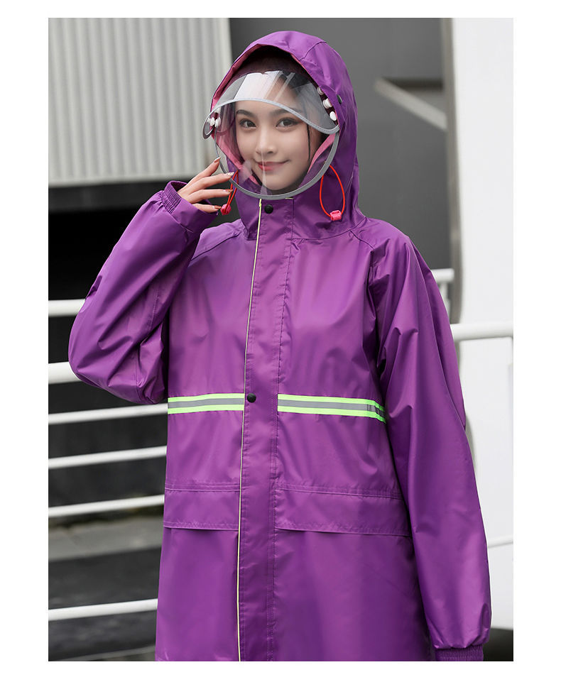 雨衣分体套装男女防暴雨雨衣衣裤大帽檐户外骑行摩托车电动车雨衣连体