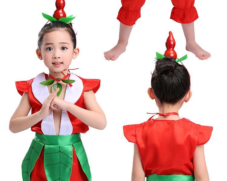 尼联名款六一儿童葫芦娃兄弟演出服七兄弟衣服装幼儿园卡通环保成人