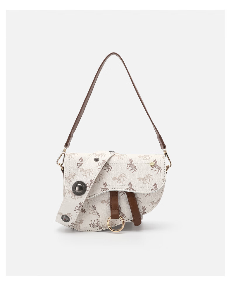 binghua轻奢品牌意大利lp小马包包女2022新款潮网红单肩印花斜挎手提