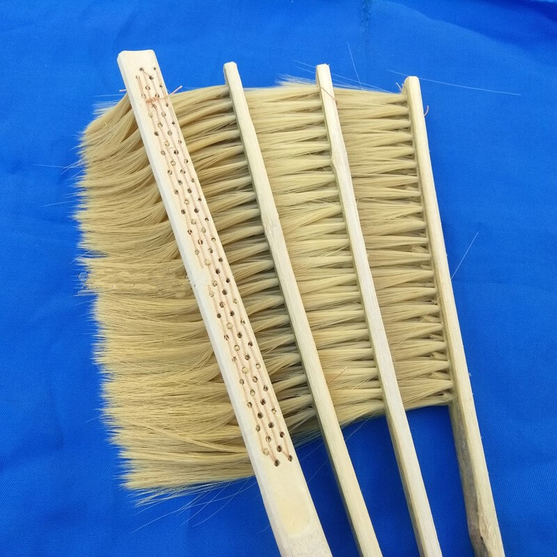 定制定制棕毛刷棕刷长柄鬃毛工业用刷纺织捻线防猪鬃毛刷机器机床刷子