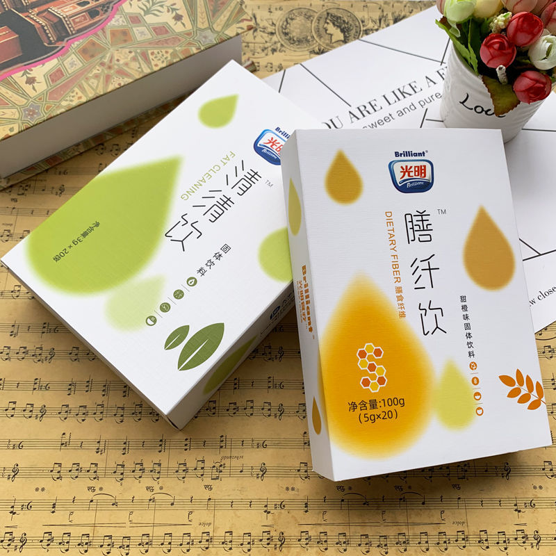 清饮亚麻籽代餐粉光明膳清清饮膳纤饮光明亚麻籽甘油二脂油粉1盒10条