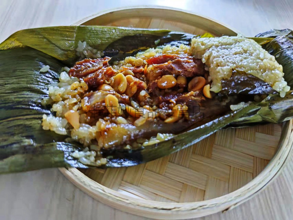 广东茂名大粽子端午五花肉粽子免煮即食早餐鲜肉粽化州特产小吃瘦肉粽