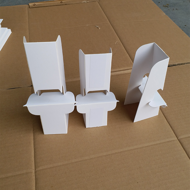 炫鹿白卡纸背撑a3a4a5纸质背板托桌面纸立牌kt板蝴蝶支架雪弗板支撑板