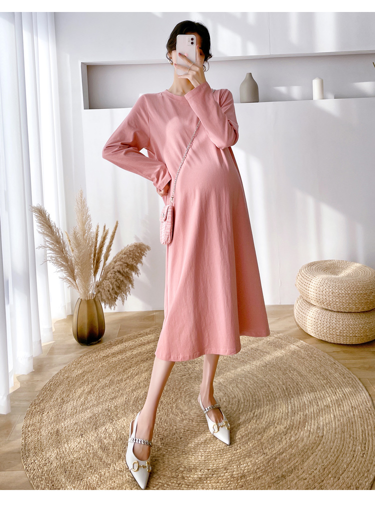 莫代尔高档品牌孕妇装春装套装时尚款2022年新款网红连衣裙春秋款小