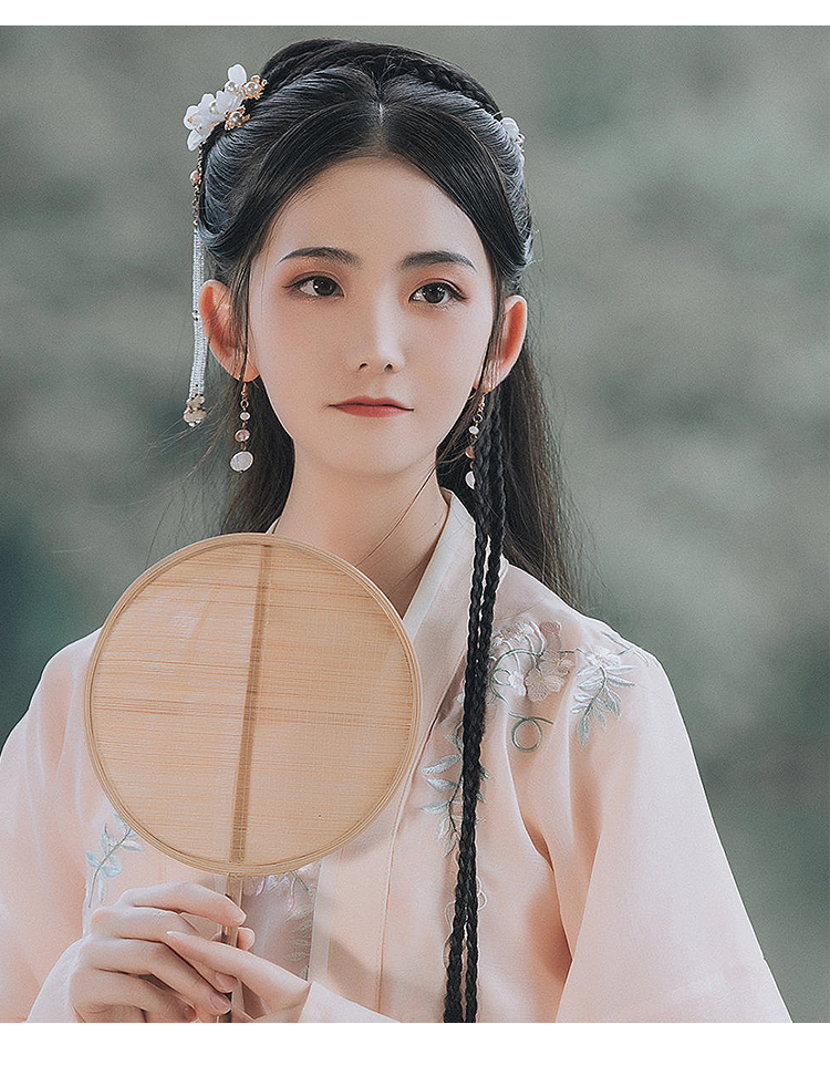 汉服假发片古风一片式长直发无痕隐形古装发型头发宋制造型万用 4卡