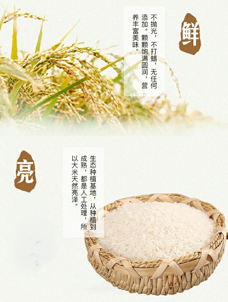 江苏粳米南梗5055大米新米常州太湖软香米珍珠米20斤(新老包装随机