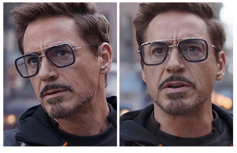 卡若登新品钢铁侠眼镜框钢铁侠唐尼眼镜潮流方框欧美复联蜘蛛侠墨镜男