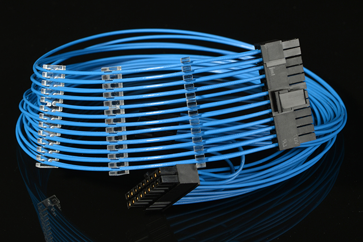 全模组定制线电源模组订做线模组电源供电线镀银线蓝色模块线镀银线