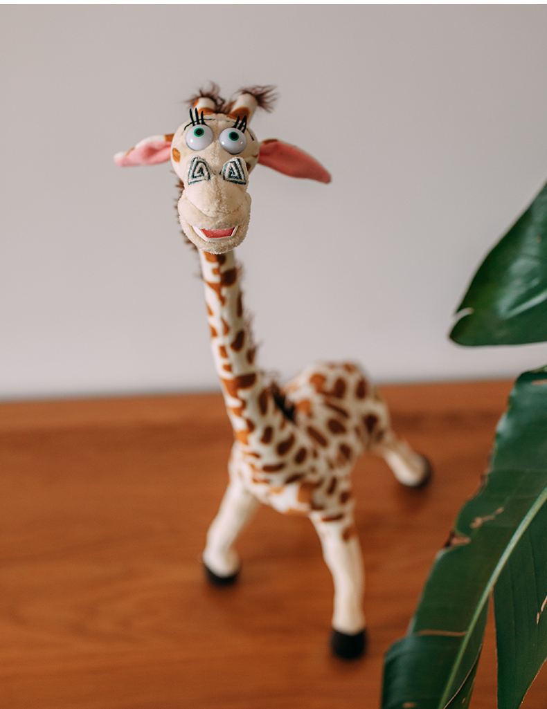 仿真动物毛绒玩具长颈鹿小玩偶乔迁新居橱窗装饰摆件超大号公仔儿童