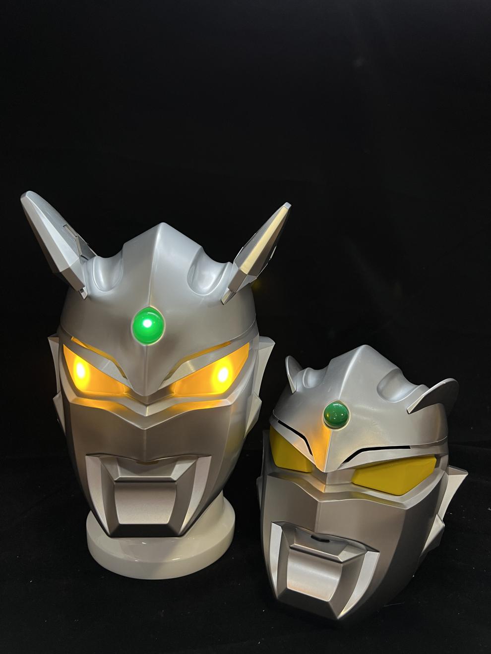 赛罗奥特曼头套头盔可穿戴cos发光面具真人大人儿童衣服打印定制姬幻