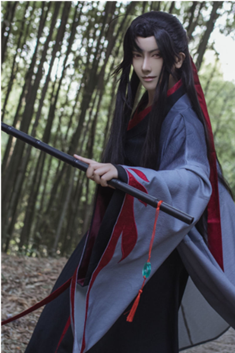 魔道cos服祖师夷陵老祖 成年蓝忘机cosplay 魏无羡cos服全套 单买老祖