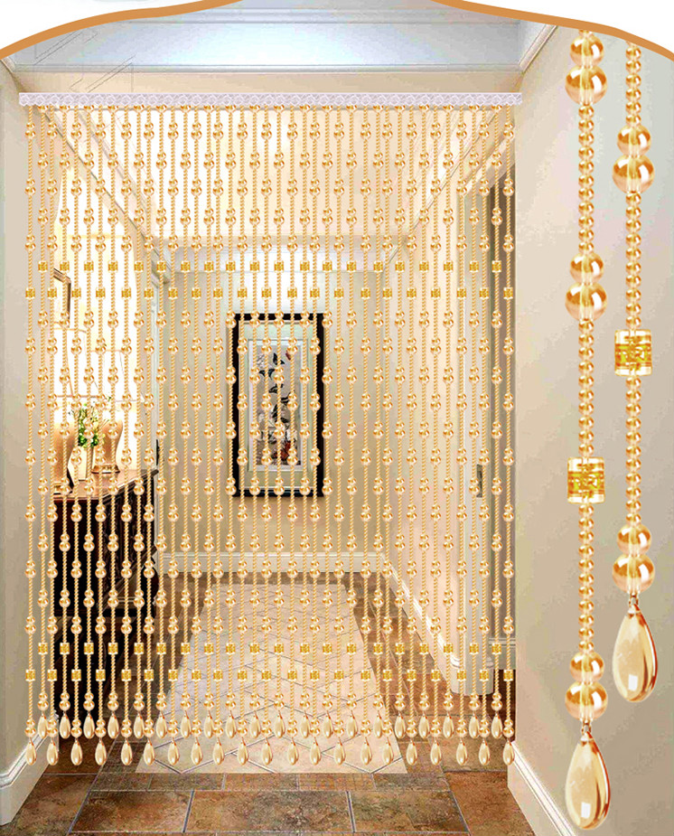 吊帘水晶珠帘客厅隔断帘水晶珠帘隔断帘客厅门帘子家用装饰轻奢卫生间