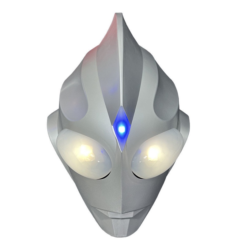 奥特曼头套迪迦触控发光面具cos表演服变身器抖音同款紧身衣头盔