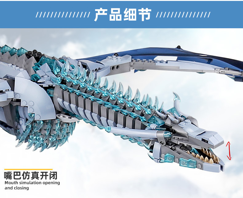 卓耿巨龙 (1691颗粒 1人仔)102*90cm