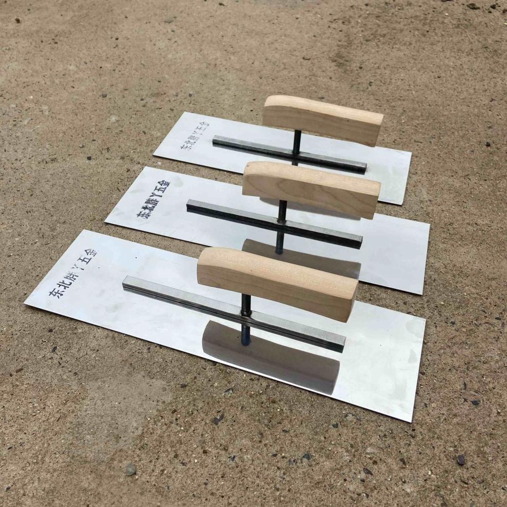 清笒 大连不锈钢抹子东北胖丫抹子方头抹泥刀抹灰泥板铁板泥刀瓦工