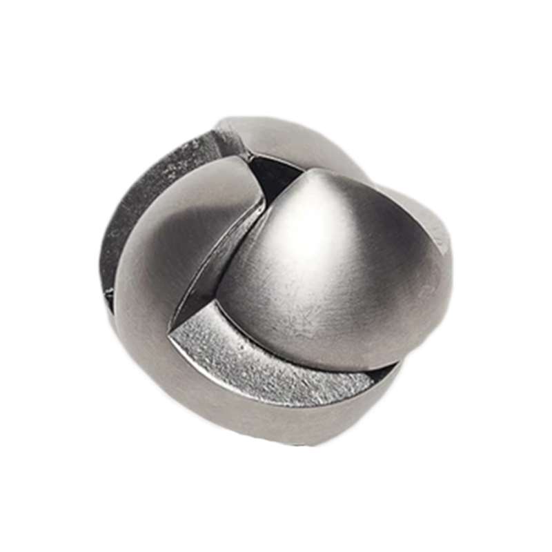 榫卯十级地狱高难度抖音同款玩具礼物同款 金属色 三角形puzzle【图片