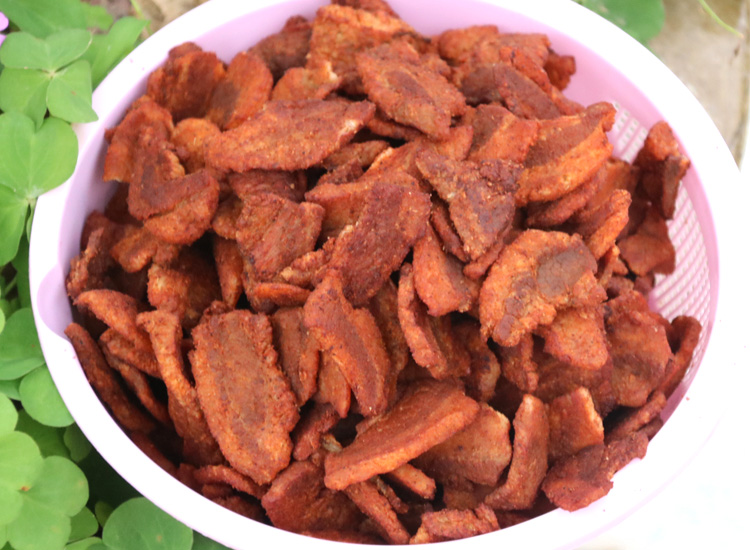 玉泉韵贵州土猪油渣渣猪油粕猪板油渣油渣子 脆哨形状不规则 500g