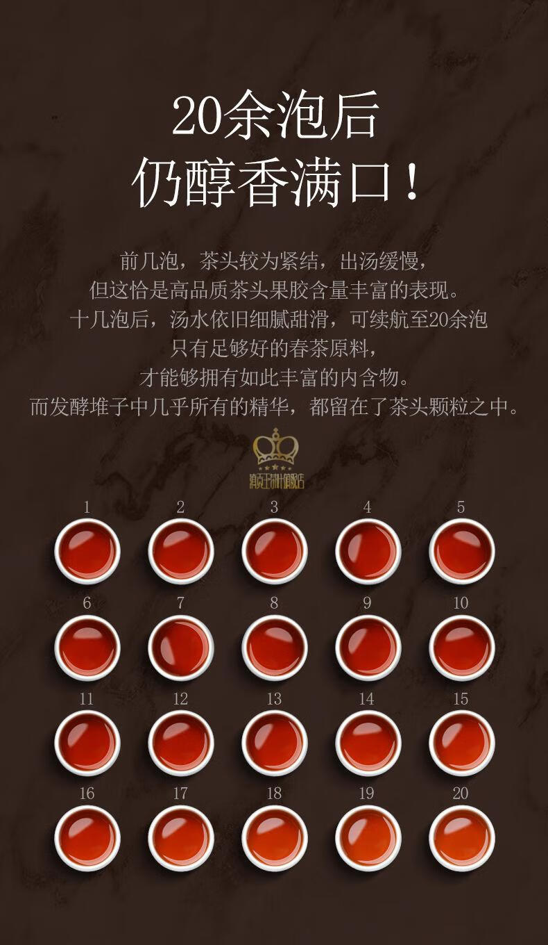 滇贡王 云南特产布朗山普洱茶熟茶老茶头罐装糯米香茶化石碎银子 八年