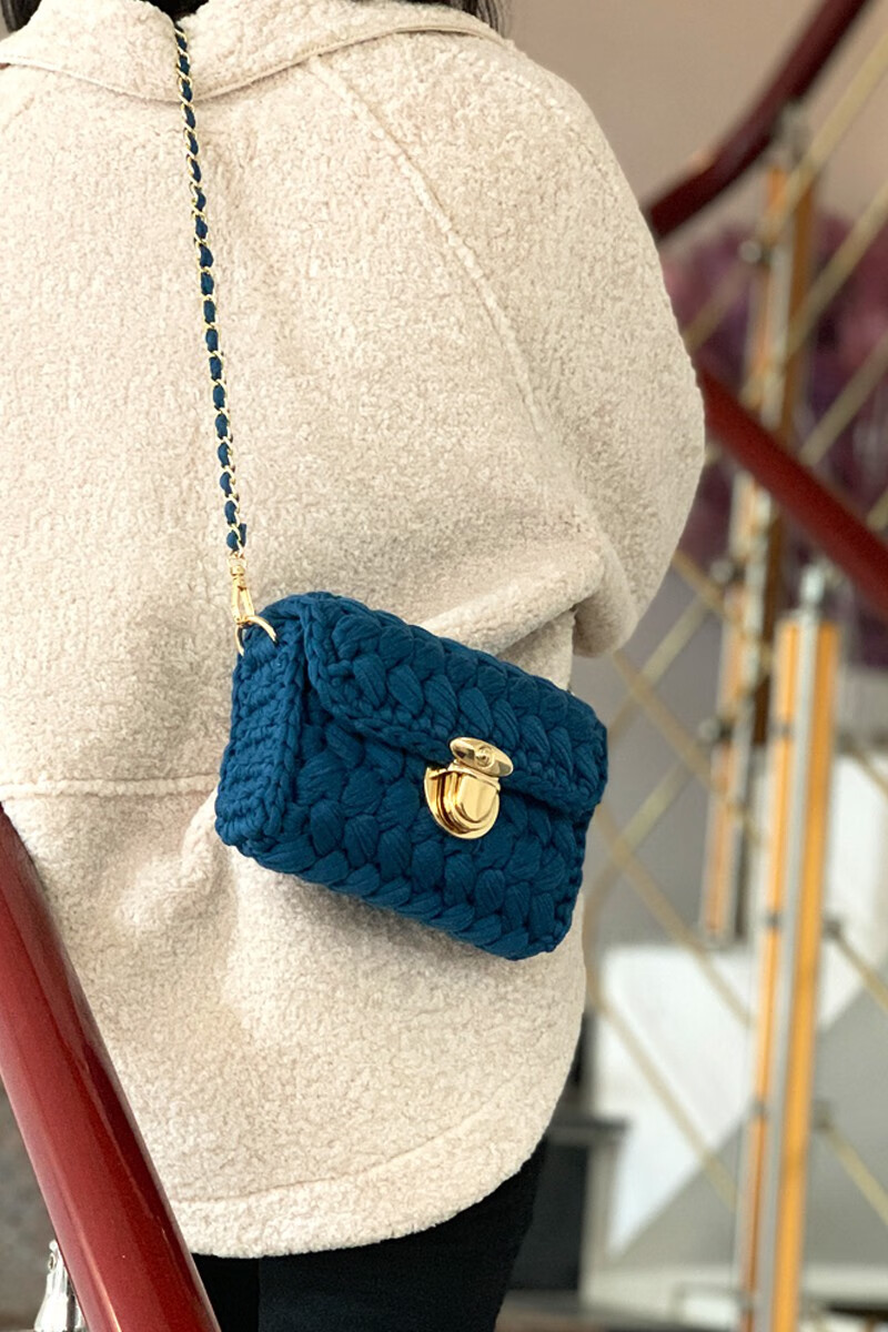 毛线包包女 编织 手工斜挎包泫雅同款纯手工编织包包diy材料挎包手提