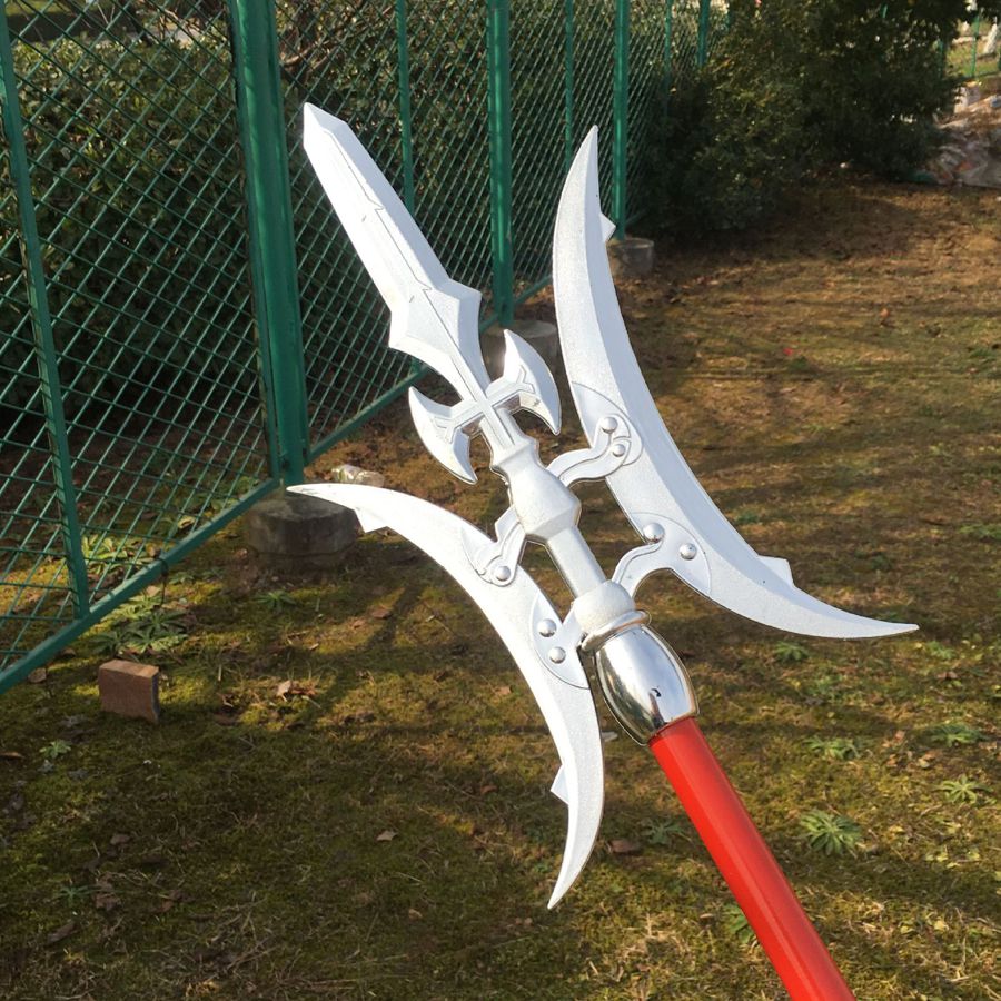 方天画戟三叉戟金属模型仿真三国吕布儿童玩具6岁8岁成人道具 105cm