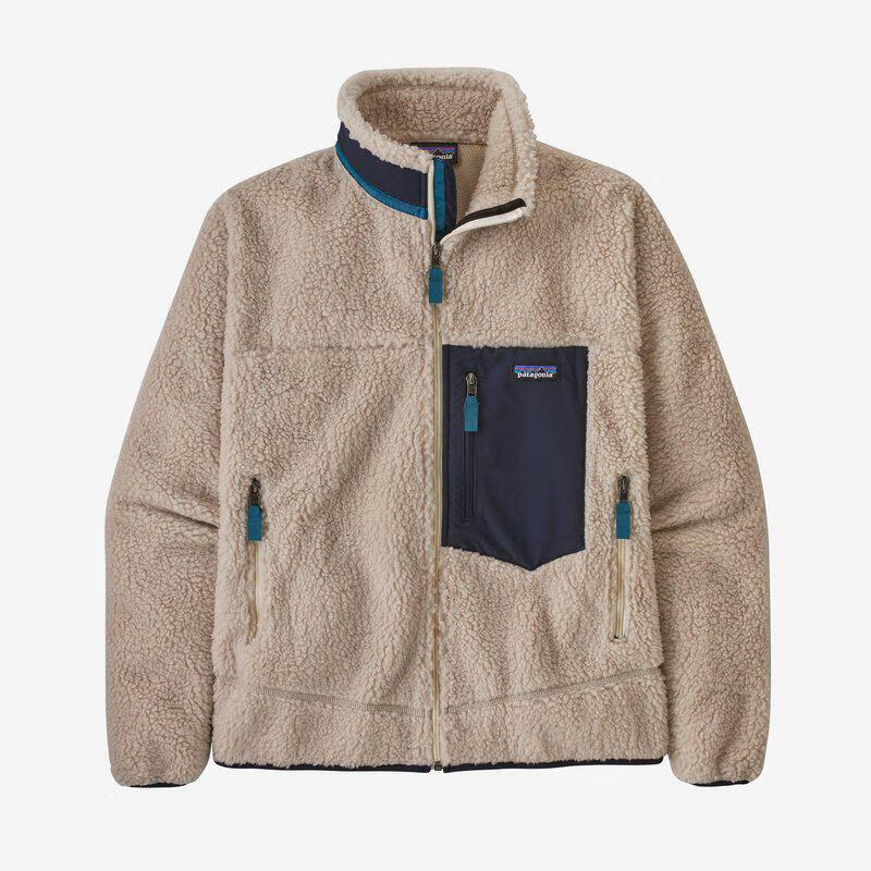 巴塔哥尼亚patagonia 抓绒衣retro-x fleece 保暖透气舒适 抓绒夹克男