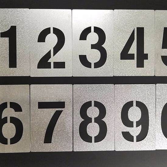 车牌放大号喷漆字订制货车放大号模板铁皮车尾镂空侧门数字母刻字广告