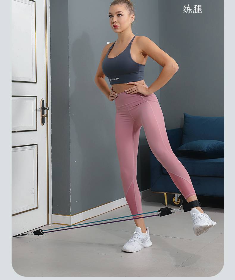 练背拉力绳拉力绳弹力带阻力带力量训练家用健身女弹力绳练背神器练肩