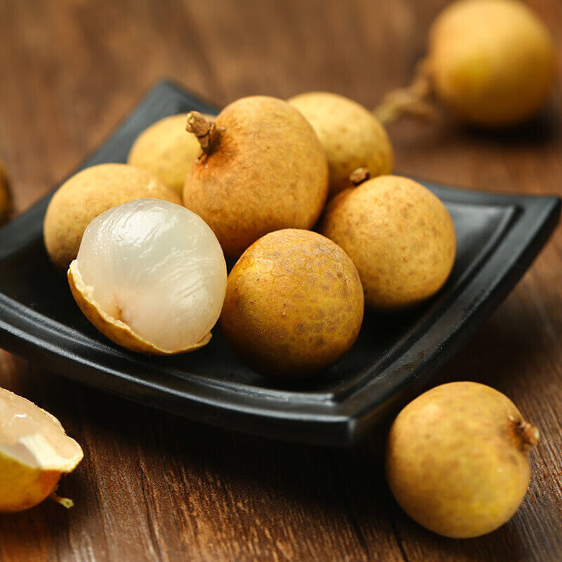 棠鲜生 泸州桂圆新鲜张坝四川特产龙眼五斤新鲜桂圆 带枝中果 5斤