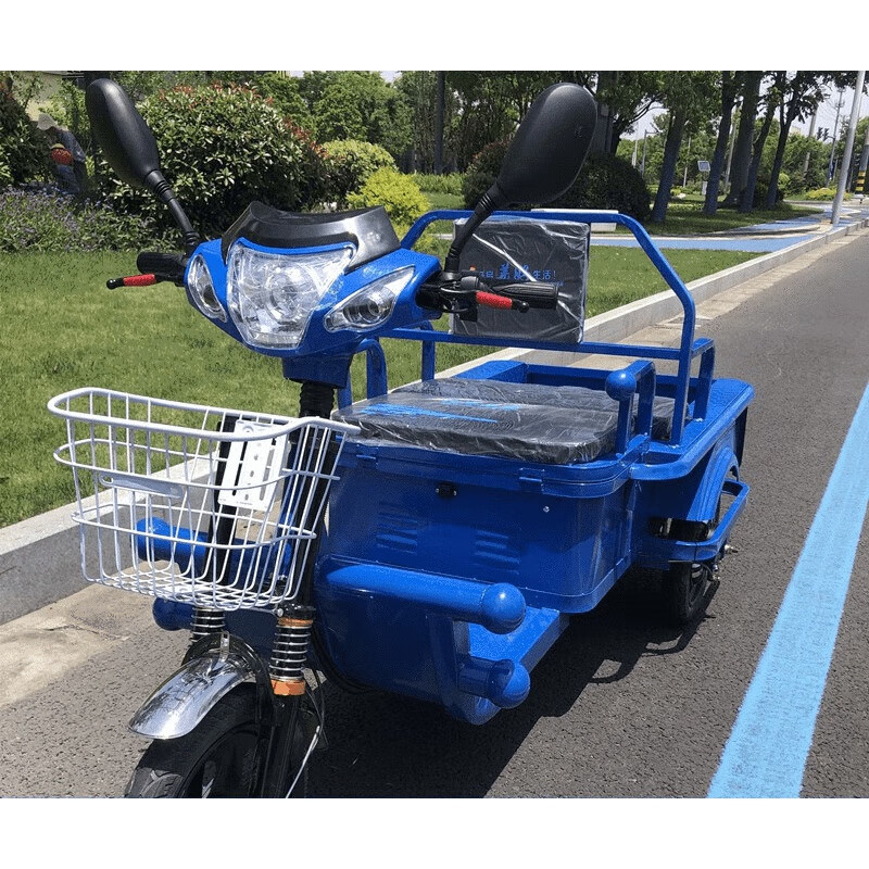 德国奥刻锂电池电动三轮车同款摆摊改装电动拉货小型家用电瓶地摊货运