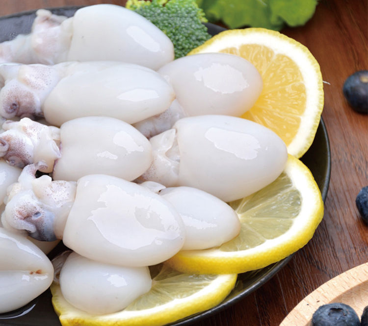 发顺丰墨鱼仔新鲜爆头冷冻海鲜批发水产海鱼大号乌贼墨斗鱼的 谷言